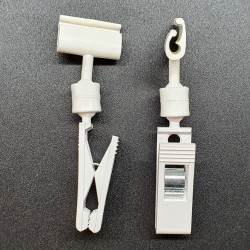 Ценникодержатель ПР-01, Зигзаг-02 (пружина метал.), белый - 1шт.