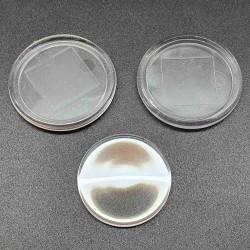 БАЗА круглая для гардеробного номерка и груши, прозрачная - 10шт.