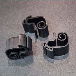 Ценникодержатель УЛИТКА - УНИВЕРСАЛ, чёрный - 100шт.