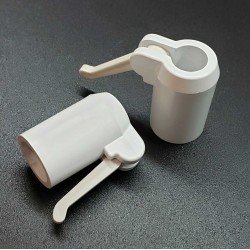 ЭКСЦЕНТРИКОВЫЙ ПЕРЕХОДНИК для телескопических трубок, с д-ра 16 на д-р 12мм., белый - 100 шт.