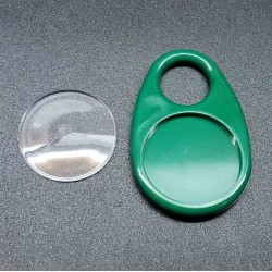 Номерок гардеробный КЛАССИКА, зелёный - 100шт.