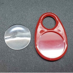 Номерок гардеробный КЛАССИКА, красный - 2400шт.