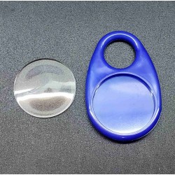 Номерок гардеробный КЛАССИКА, синий - 100шт.