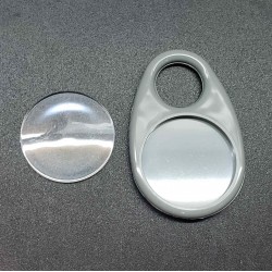 Номерок гардеробный КЛАССИКА, серый - 100шт.