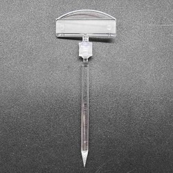 Ценникодержатель ШТАНГА - ИГЛА, Зигзаг-03, прозрачный - 1000 шт.