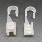 БОКОВОЕ КРЕПЛЕНИЕ в сборе с КР - 16мм. для пластиковых рамок, натуральный - 1 шт.