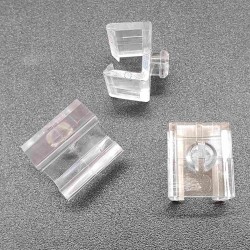 БОКОВОЕ КРЕПЛЕНИЕ КНОПКА для пластиковых рамок, прозрачный - 400 шт.