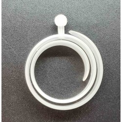 Ценникодержатель СПИРАЛЬ КОЛБАСНАЯ, натуральный - 3500шт.