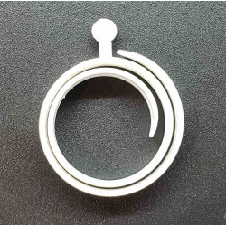 Ценникодержатель СПИРАЛЬ КОЛБАСНАЯ, белый - 3500шт.