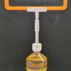 КОЛПАЧОК крепление пластиковой рамки на бутылку ПЭТ д-р 10 мм., белый - 100 шт.