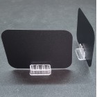 Ценникодержатель под углом 90° КРОКОДИЛ, 0,5мм., ПСМ прозрачный - 9000шт.