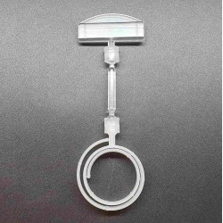 Спираль Колбасная, штанга 50, Зигзаг-03, цвет: натуральный, белый, чёрный - 1000 шт.