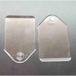 МИНИ - ПЛАТФОРМА для ценникодержателей, прозрачная - 100шт.