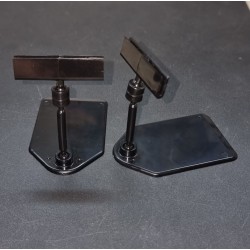 Ценникодержатель на мини-платформе, штанга 50мм., Зигзаг-04, чёрный - 1000шт.