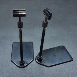 Ценникодержатель на мини-платформе, штанга 95мм., Зигзаг-02, чёрный - 500шт.