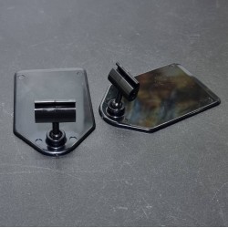 Ценникодержатель на мини-платформе, Зигзаг-02, чёрный - 1000шт.