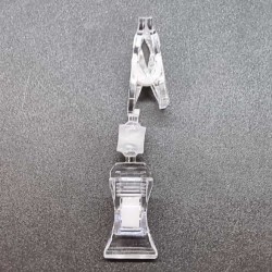 Ценникодержатель ПР-02 / ПР-02, прозрачный - 500шт.