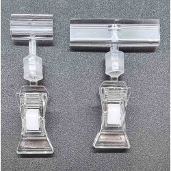 Ценникодержатель ПР-02, Зигзаг-02/04, прозрачный - 500шт.