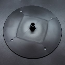 ПЛАТФОРМА круглая пластмассовая 220мм., труба д-р 10 и 12мм., чёрный - 1 шт.