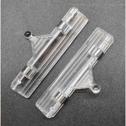 Ценникодержатель ПР-03, (КОРПУС в СБОРЕ, метал. пружины) прозрачный - 1шт.