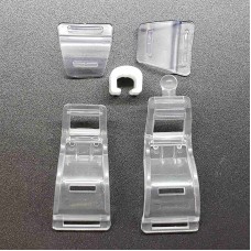 Ценникодержатель ПР-04 (КОМПЛЕКТ) прозрачный - 100шт.