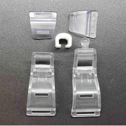 Ценникодержатель ПР-04 (КОМПЛЕКТ) прозрачный - 1500шт.