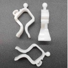 Ценникодержатель Прищепка - Зигзаг универсальная, белая - 1шт.