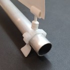 Ценникодержатель Прищепка - Зигзаг универсальная, белая - 1шт.