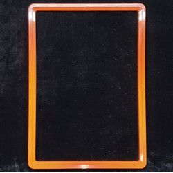 РАМКА ПЛАСТИКОВАЯ - А4 ( закруглённые углы ) оранжевый - 1шт.