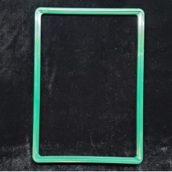 РАМКА ПЛАСТИКОВАЯ - А4 ( закруглённые углы ) зелёный - 1шт.