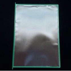 РАМКА - ФАЙЛ для перекидной системы, зелёный - 1шт.