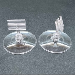 Ценникодержатель на круглой платформе, Зигзаг-02, прозрачный - 1000шт.