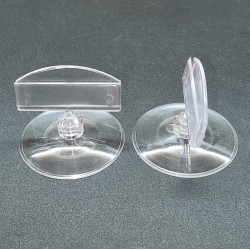 Ценникодержатель на круглой платформе, Зигзаг-03, прозрачный - 500шт.