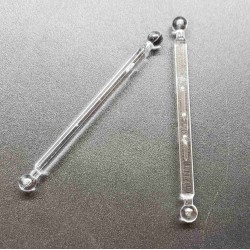 Удлинитель шарнирного ценникодержателя 95мм. ШТАНГА прозрачный - 100шт.