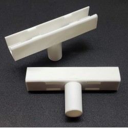 Т-держатель рамки, д-р 8, 9 и 10мм., белый - 1100 шт.