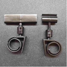 Спираль Улитка, Зигзаг-02/04, цвет: чёрный - 50 шт.