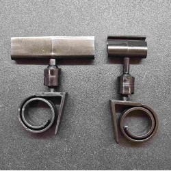 Спираль Улитка, Зигзаг-02/04, цвет: чёрный - 50 шт.