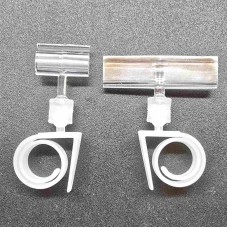 Спираль Улитка, Зигзаг-02/04, цвет: прозрачный - 50 шт.