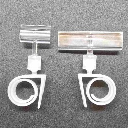 Спираль Улитка, Зигзаг-02/04, цвет: прозрачный - 50 шт.