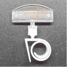 Спираль Улитка, Зигзаг- 03, цвет: прозрачный - 50 шт.