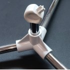 КРЕСТОВИНА для телескопических труб, д-р 16 и 12 мм., белый - 1 шт.