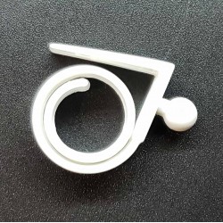 Ценникодержатель спираль УЛИТКА, белый - 100шт.