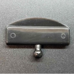 Деталь ценникодержателя ЗИГЗАГ-03, чёрный - 100 шт.