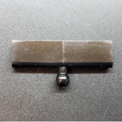 Деталь ценникодержателя ЗИГЗАГ-04, чёрный - 100 шт.